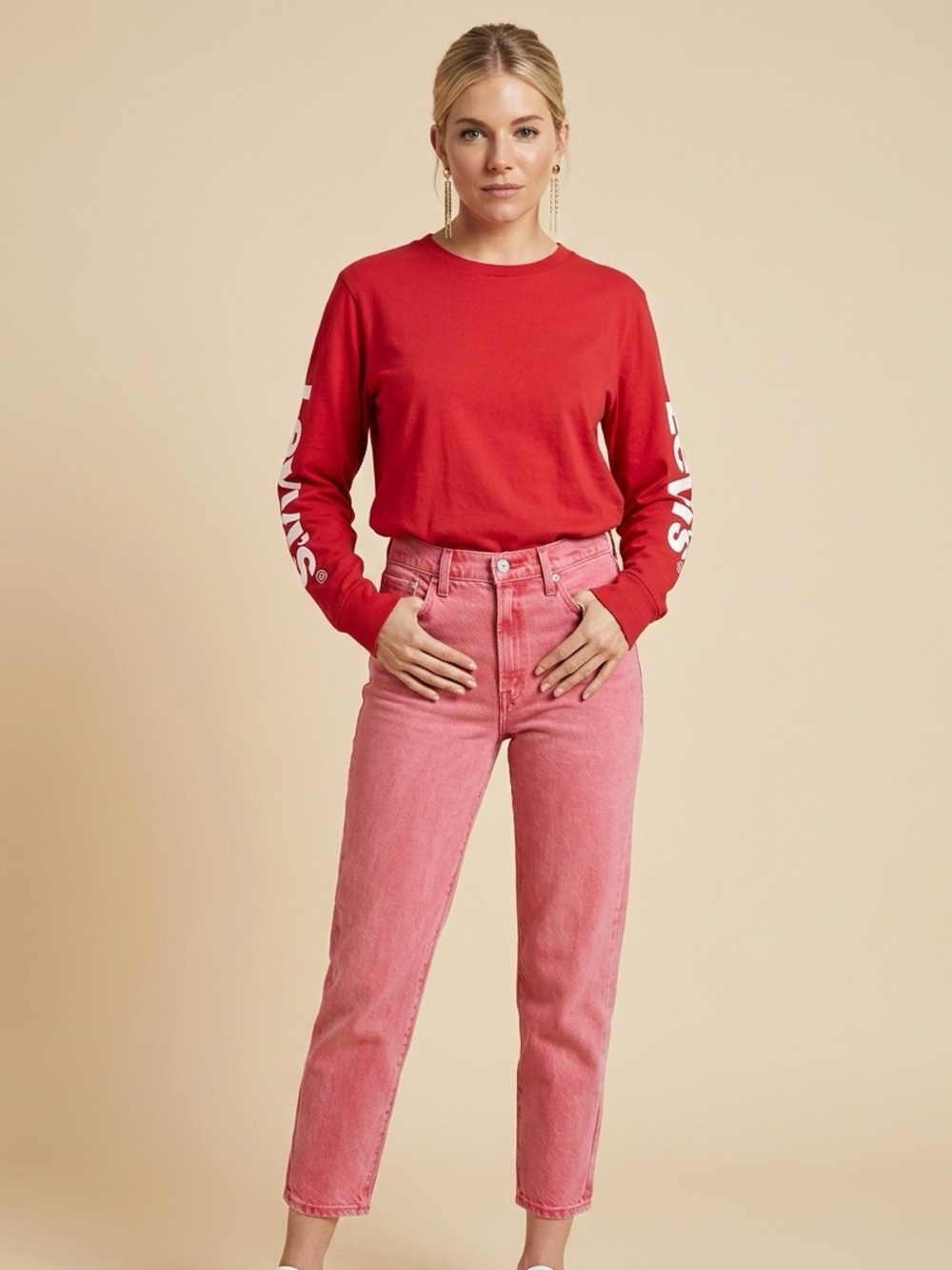 Levi’s Mom Jean Pink NWT